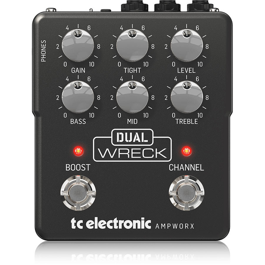 TC ELECTRONIC DUAL Wreck DUAL-CHANNEL GUITAR PREAMP