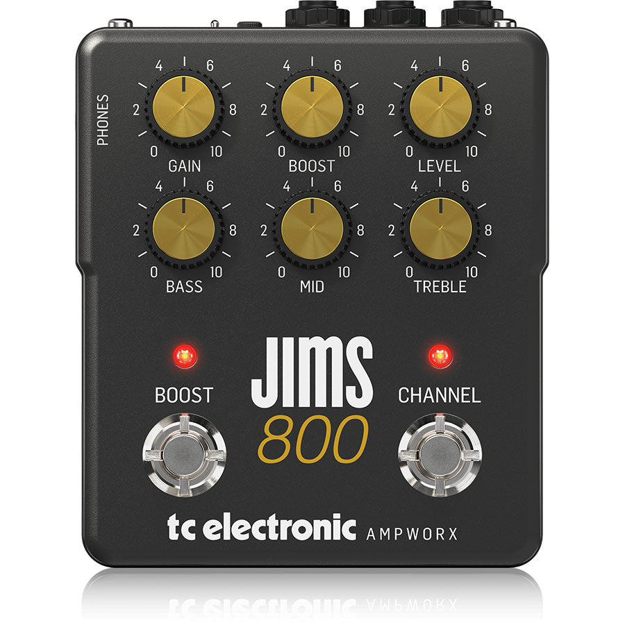 TC ELECTRONIC JIMS 800 DUAL-CHANNEL GUITAR PREAMP