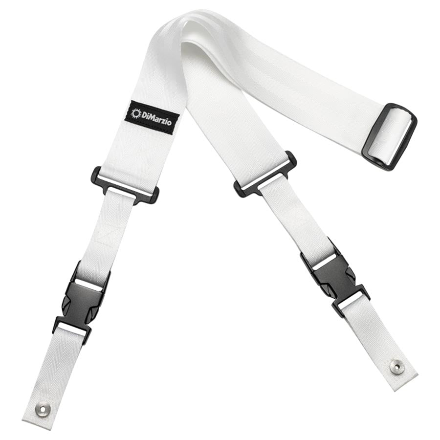 DiMarzio Cliplock Strap - White