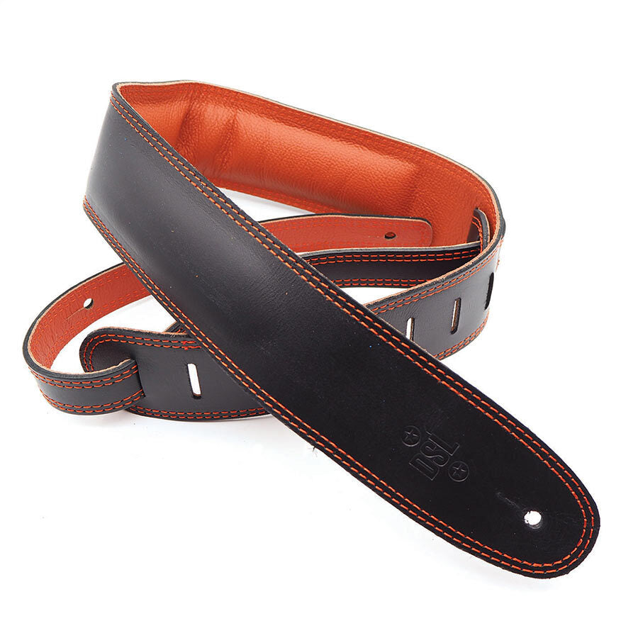 DSL GEG25 Padded Leather Backing Black/Orange