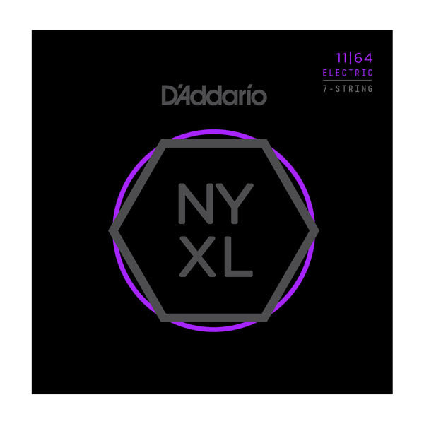 D'Addario NYXL 11-64 Electric 7 String Set