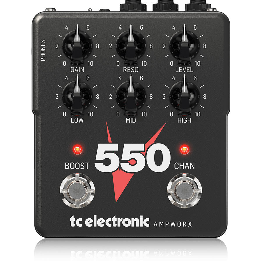 TC ELECTRONIC V550 DUAL-CHANNEL GUITAR PREAMP