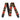 Fender 2" Monogrammed Strap Black/Yellow/Red