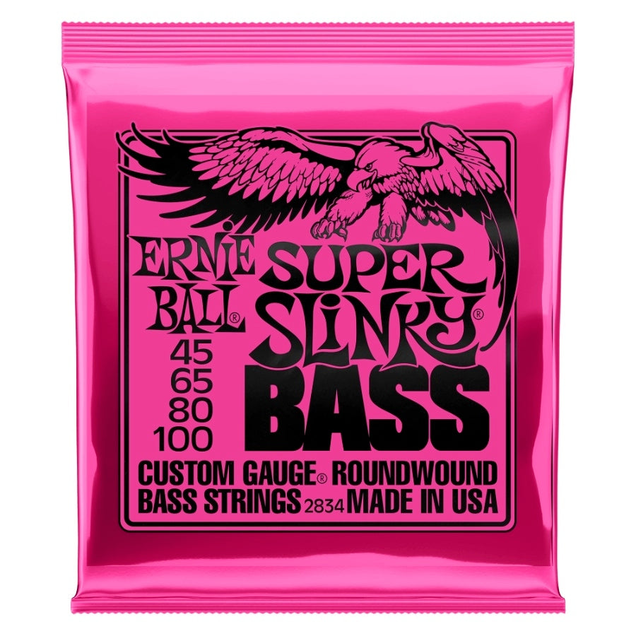 Ernie Ball Bass Set Super Slinky 45-100 Strings