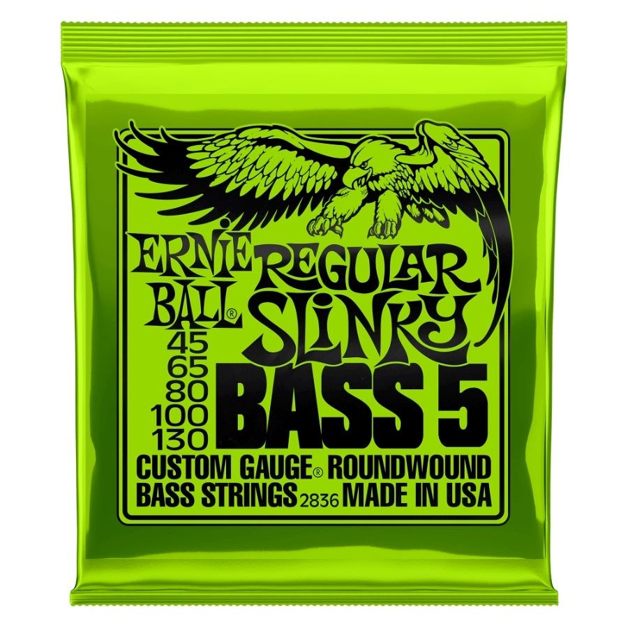 Ernie Ball Bass Set 5 String 45-130 Strings
