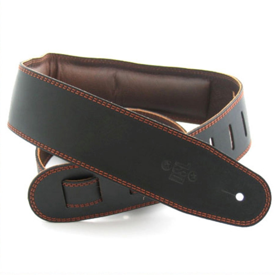DSL GEG25 Padded Leather Black/Brown Strap