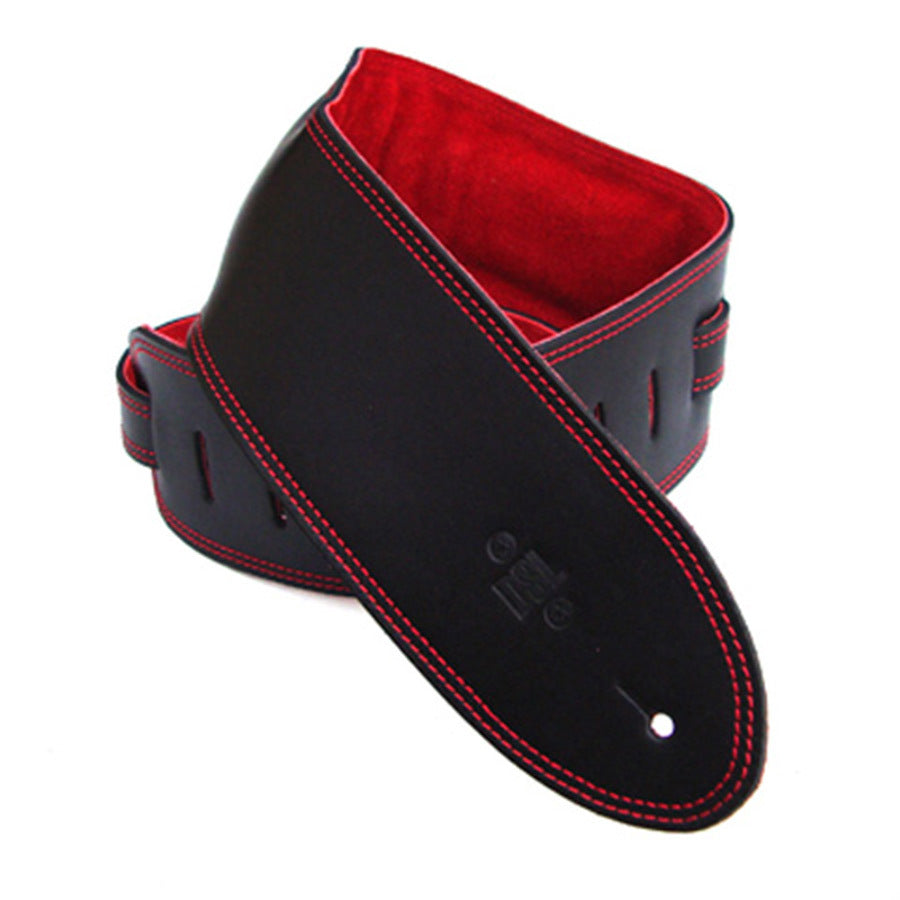 DSL GES35 Padded Suede Backing Black/Red